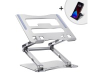 Soporte de aluminio para port�til y tableta Wozinsky WRS-CPY75DSS + Soporte para smartphone de regal