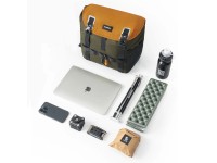 Bolsa de guidão para bicicleta Rockbros W019, 13,5-24 litros - Verde-laranja Bolsa de guidão para bicicleta Rockbros W019, 13,5-24 litros - Verde-laranja