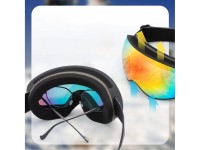 Rockbros SP284 Kids Ski Goggles Anti-Fog with UV Filter Gray Lens with Pink Mirror - White Rockbros SP284 Kids Ski Goggles Anti-Fog with UV Filter Gray Lens with Pink Mirror - White