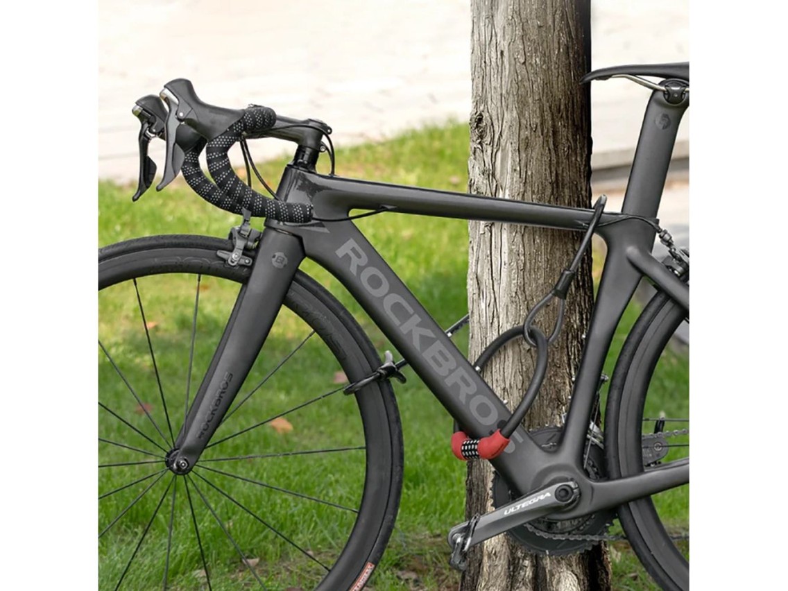 Candado para bicicleta Rockbros RKS570-RD ??– cable de acero, código