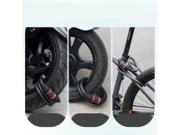 Rockbros RKS507 bicycle lock with 5-digit code, steel cable, 180 cm - black