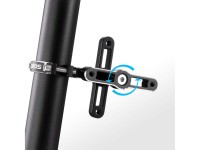 Adaptador ajustable de aluminio para portabotellas Rockbros KS-415 - Negro Adaptador ajustable de aluminio para portabotellas Rockbros KS-415 - Negro