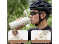 Rockbros S550H-1 700 ml Thermal Bottle with Magnetic Holder and Mounting Strap - Beige Rockbros S550H-1 700 ml Thermal Bottle with Magnetic Holder and Mounting Strap - Beige
