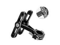 Adaptador ajustable de aluminio para portabotellas Rockbros KS-415 - Negro Adaptador ajustable de aluminio para portabotellas Rockbros KS-415 - Negro