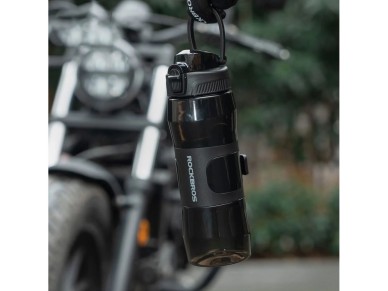 Rockbros S550H-1 700 ml Thermal Bottle with Magnetic Holder and Mounting Strap - Black Rockbros S550H-1 700 ml Thermal Bottle with Magnetic Holder and Mounting Strap - Black