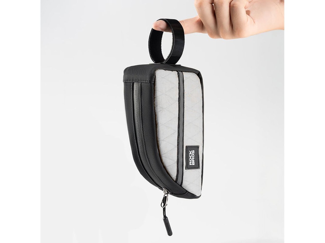 Bolsa de quadro superior para bicicleta Rockbros 30120121005 080, 0,8 L - Branca