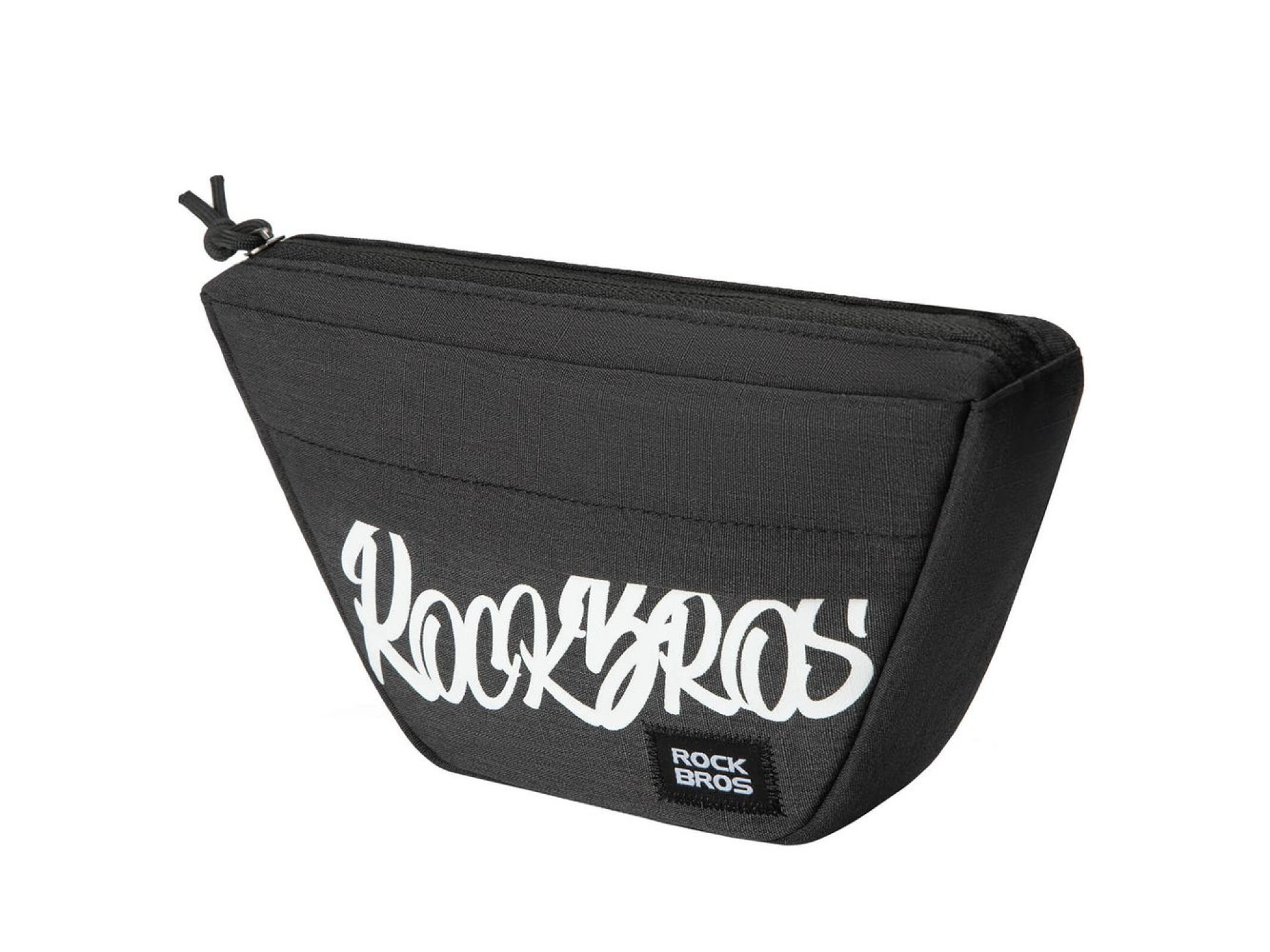 Bolsa trapezoidal para guidão de bicicleta Rockbros G011 Flash Journey, 0,7 l - preta