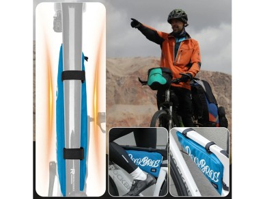 Bolsa para bicicleta Rockbros G008 Flash Journey Triangle Frame XL 1,9 l - Azul Bolsa para bicicleta Rockbros G008 Flash Journey Triangle Frame XL 1,9 l - Azul