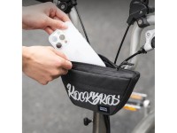 Bolsa trapezoidal para guidão de bicicleta Rockbros G011 Flash Journey, 0,7 l - preta Bolsa trapezoidal para guidão de bicicleta Rockbros G011 Flash Journey, 0,7 l - preta
