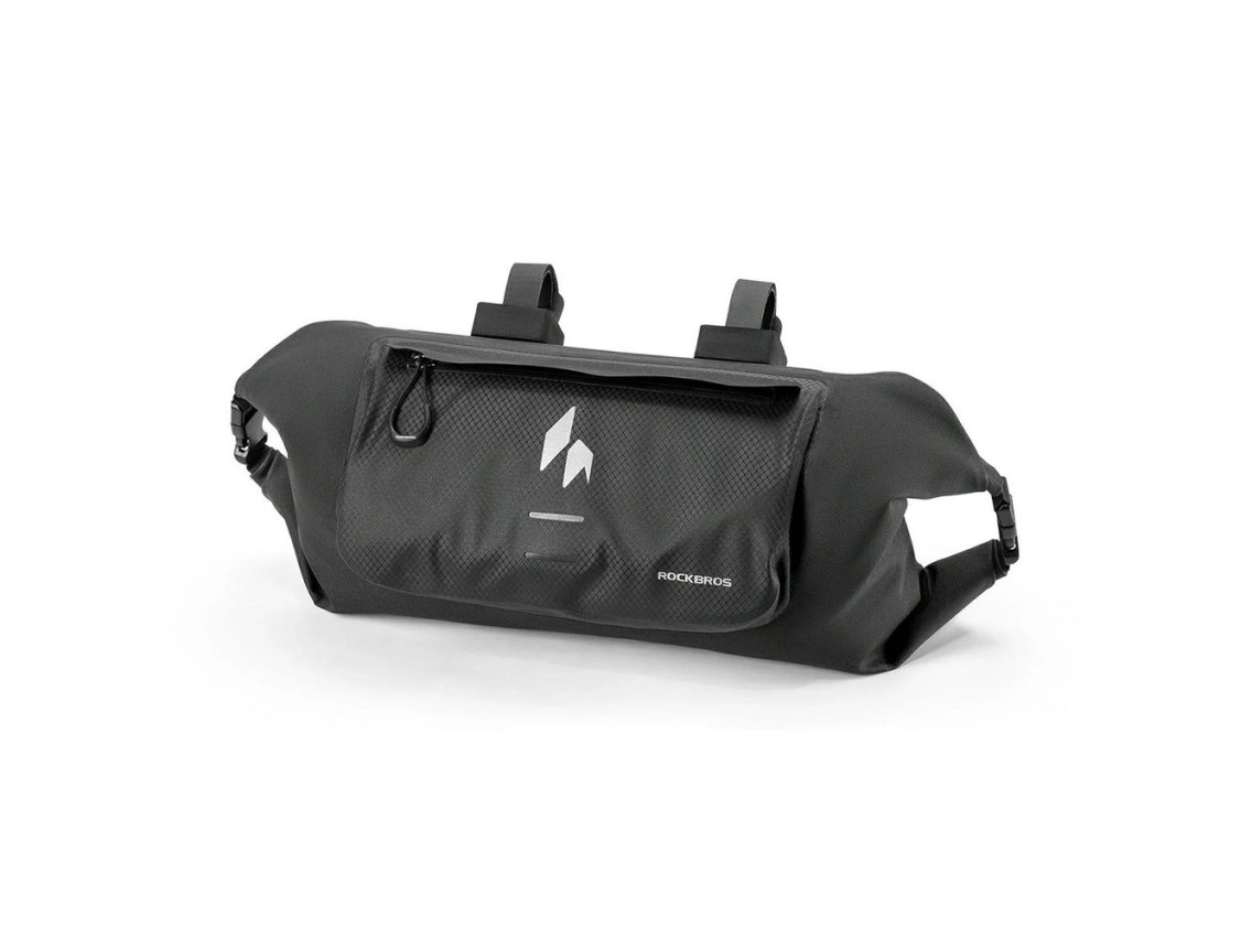 Rockbros AS-154 Waterproof Handlebar Bicycle Bag 8L - Black