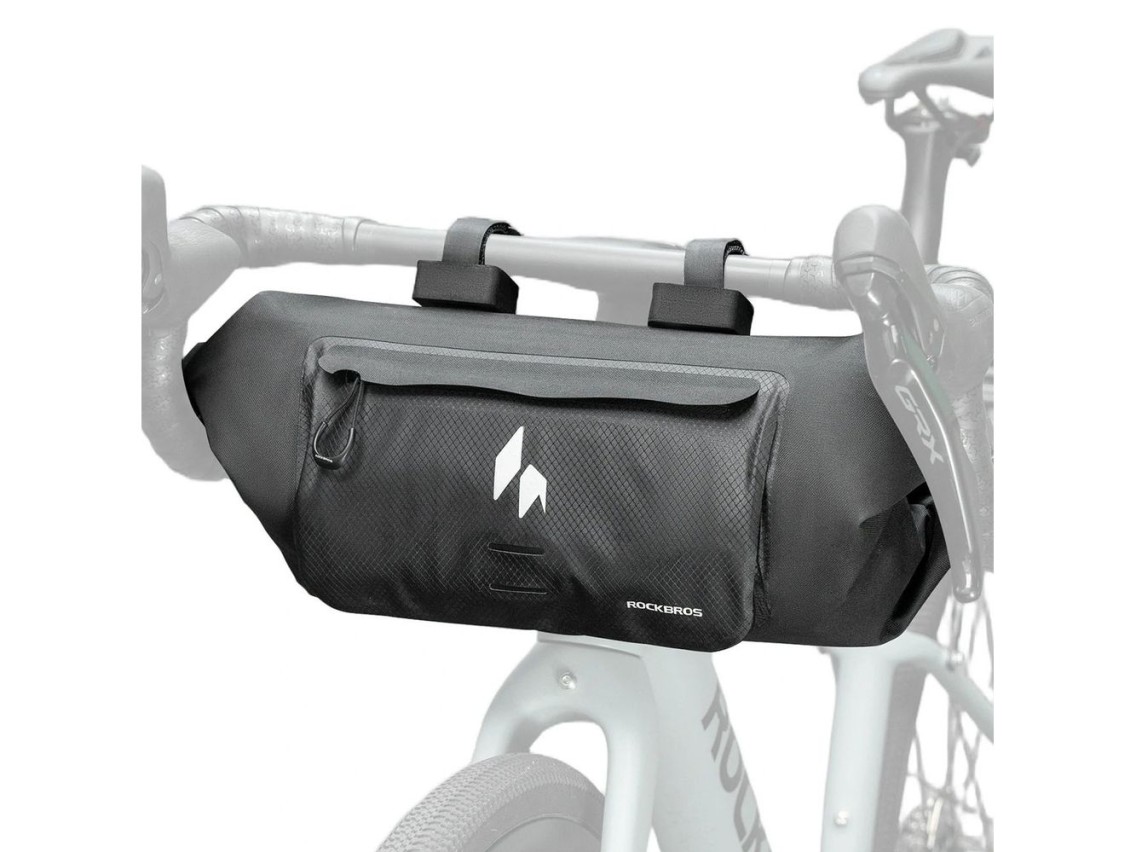 Rockbros AS-154 Waterproof Handlebar Bicycle Bag 8L - Black