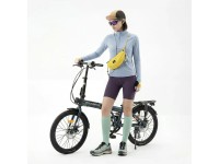 Bolsa para bicicleta Rockbros H74 para manillar o bandolera tipo banana, 1,8 L - Amarilla