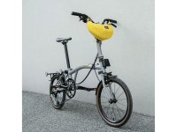 Bolsa para bicicleta Rockbros H74 para manillar o bandolera tipo banana, 1,8 L - Amarilla