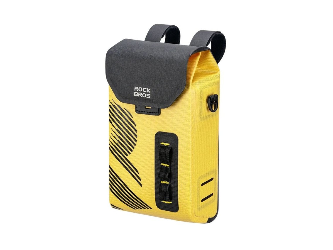 Rockbros AS-160 Waterproof Handlebar Bicycle Bag 1.3L - Yellow