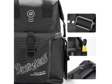 Bolsa para manillar Rockbros AS-158 para bicicleta plegable Brompton de 18 L - Negra Bolsa para manillar Rockbros AS-158 para bicicleta plegable Brompton de 18 L - Negra