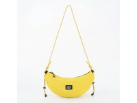 Bolsa para bicicleta Rockbros H74 para manillar o bandolera tipo banana, 1,8 L - Amarilla