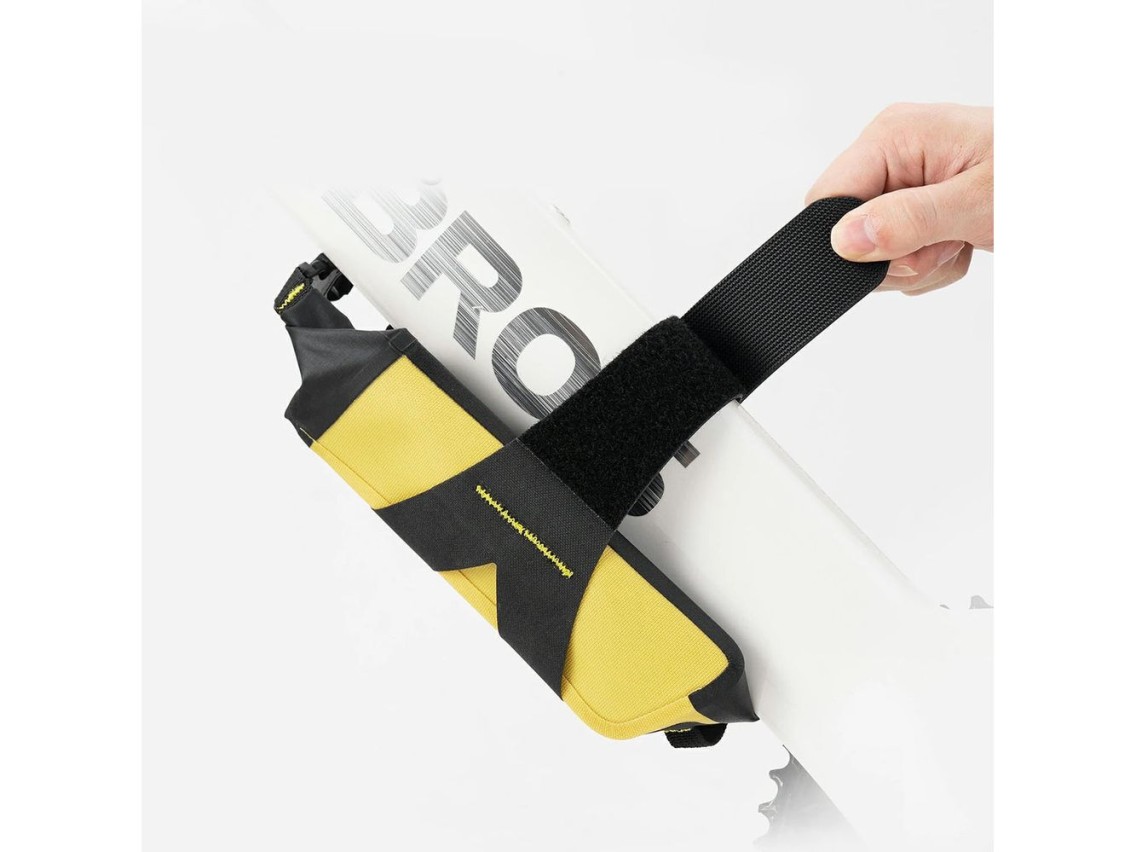 Bolsa impermeável para quadro de bicicleta Rockbros AS-161, 1 litro - Amarela