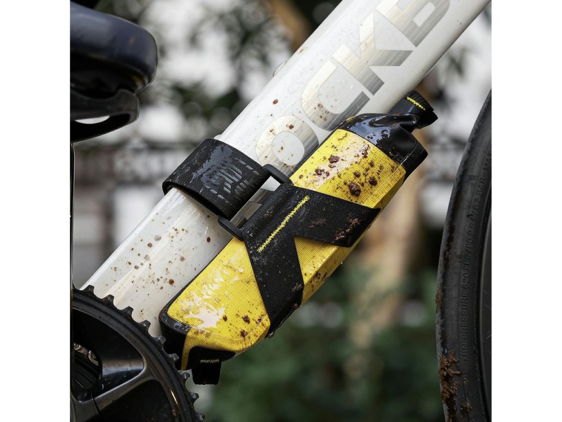 Bolsa impermeável para quadro de bicicleta Rockbros AS-161, 1 litro - Amarela