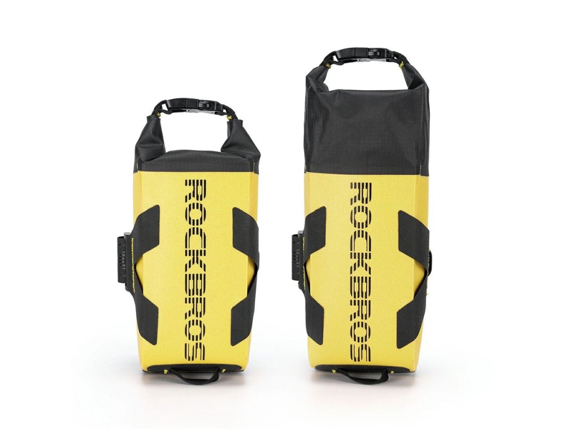 Bolsa impermeável para quadro de bicicleta Rockbros AS-161, 1 litro - Amarela