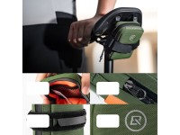 Bolsa para sillín de bicicleta Rockbros F006 0,35 l - verde Bolsa para sillín de bicicleta Rockbros F006 0,35 l - verde