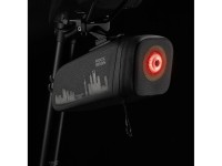 Rockbros AS-141 Lightweight Bicycle Seat Bag with Smart Rear Light - Black Rockbros AS-141 Lightweight Bicycle Seat Bag with Smart Rear Light - Black