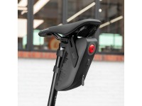 Rockbros AS-078-1 Bicycle Seat Bag with Smart Rear Light 0.8L - Black