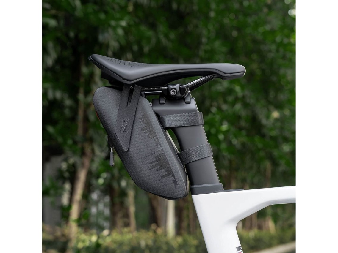 Rockbros AS-078-1 Bicycle Seat Bag with Smart Rear Light 0.8L - Black
