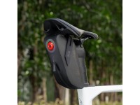 Rockbros AS-078-1 Bicycle Seat Bag with Smart Rear Light 0.8L - Black