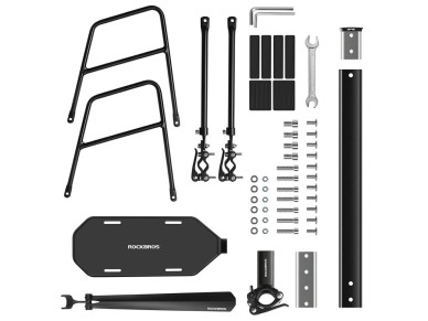 Suporte para bicicletas Rockbros RBHJ-1 Black Diamond com para-lama e sistema de fixação rápida para Suporte para bicicletas Rockbros RBHJ-1 Black Diamond com para-lama e sistema de fixação rápida para