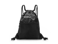 Rockbros D49-2 sports backpack bag with drawstring, zipper pocket and ventilated back 9 l - black Rockbros D49-2 sports backpack bag with drawstring, zipper pocket and ventilated back 9 l - black