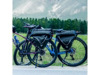 Rockbros AS-001-3BG Waterproof 20L Bike Pannier Rack Bag - Black