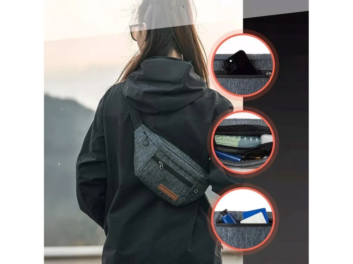Rockbros H33 Bike Hip Bag 1.5L - Gray