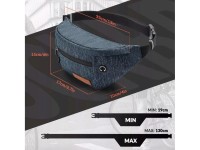 Rockbros H33 Bike Hip Bag 1.5L - Gray Rockbros H33 Bike Hip Bag 1.5L - Gray