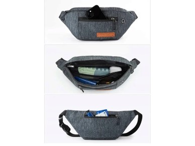 Rockbros H33 Bike Hip Bag 1.5L - Gray Rockbros H33 Bike Hip Bag 1.5L - Gray