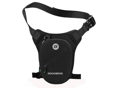 Rockbros AS-081 Motorcycle Thigh or Hip Bag 1L - Black Rockbros AS-081 Motorcycle Thigh or Hip Bag 1L - Black