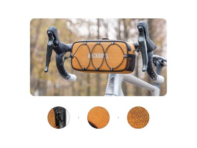 Bolsa de guid�o para bicicleta Rockbros TL001 ROAD TO SKY 1.9L � prova d'�gua - Laranja