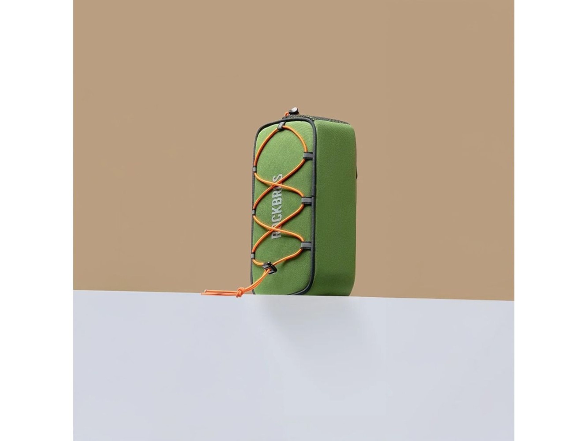 Bolsa de guidão impermeável Rockbros TL001 ROAD TO SKY 1.9L para bicicleta - Verde