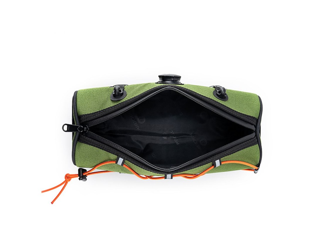 Bolsa de guidão para bicicleta Rockbros TL002 ROAD TO SKY 1.5L à prova d'água - Verde