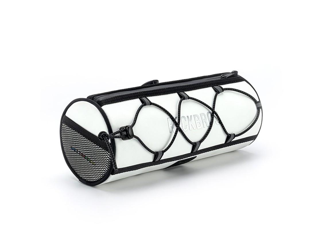 Bolsa de guidão impermeável Rockbros TL002 ROAD TO SKY 1.5L para bicicleta - Branca