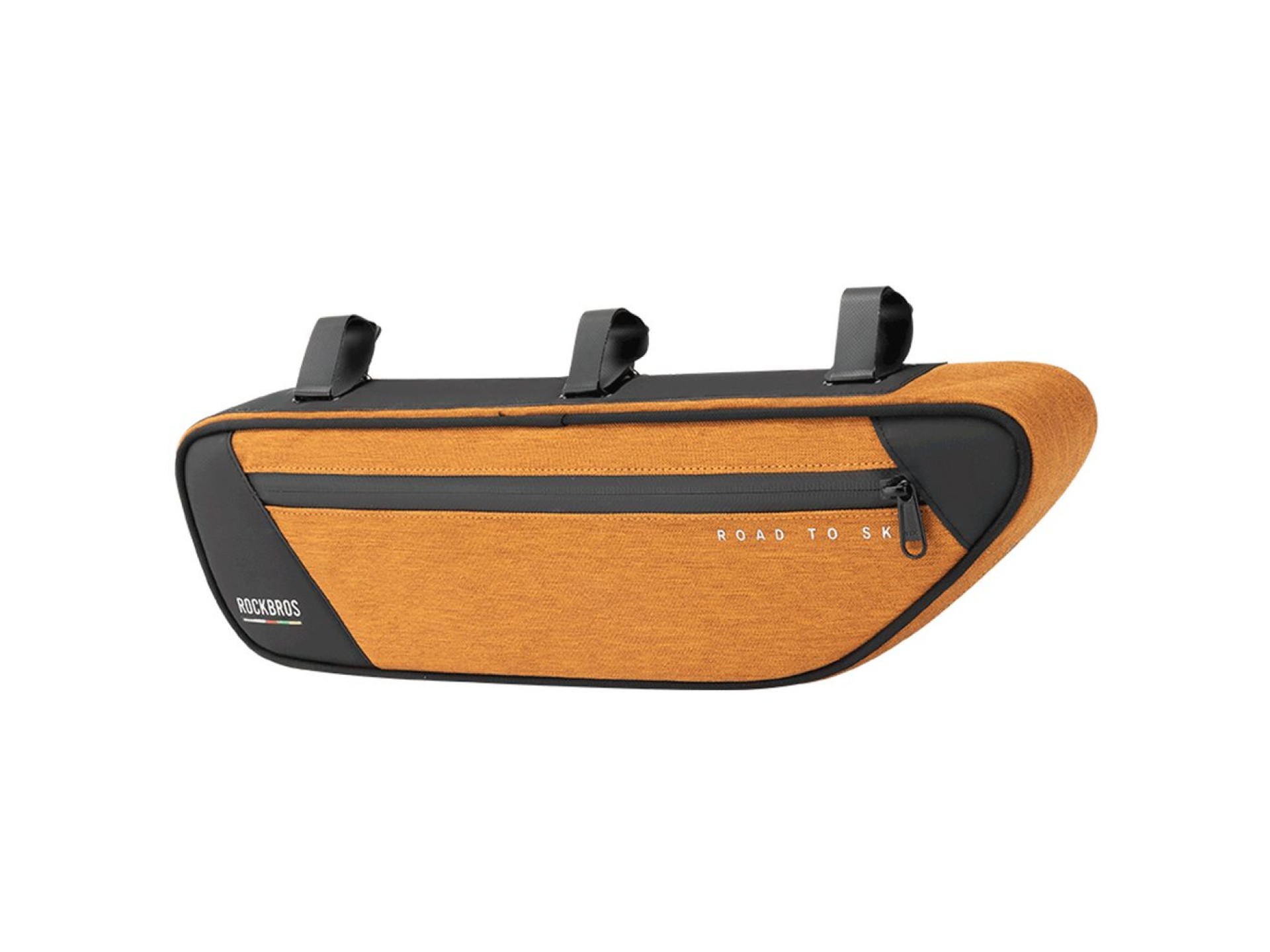 Bolsa de quadro impermeável Rockbros TL003 ROAD TO SKY 2L - Laranja