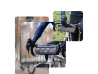 Bolsa de guidão impermeável Rockbros TL002 ROAD TO SKY 1.5L para bicicleta - Cinza Bolsa de guidão impermeável Rockbros TL002 ROAD TO SKY 1.5L para bicicleta - Cinza