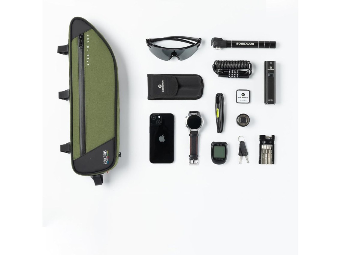Bolsa de quadro imperme�vel Rockbros TL003 ROAD TO SKY 2L - Verde