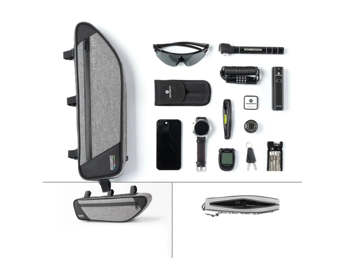 Rockbros TL003 ROAD TO SKY 2L Frame Bag Waterproof - Gray