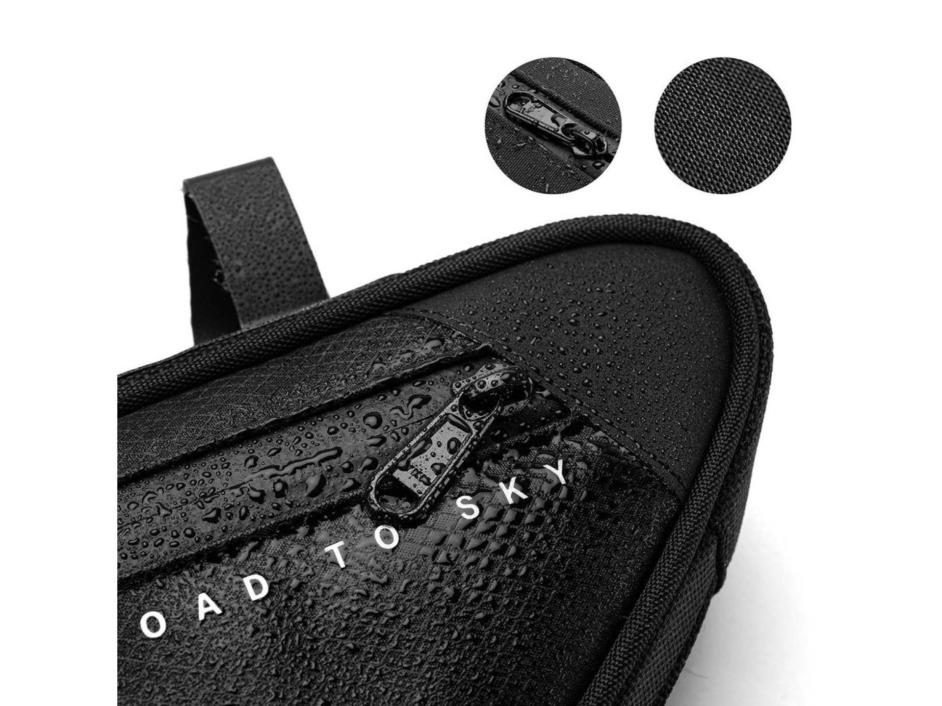 Bolsa para cuadro Rockbros TL003 ROAD TO SKY 2L Impermeable - Negra