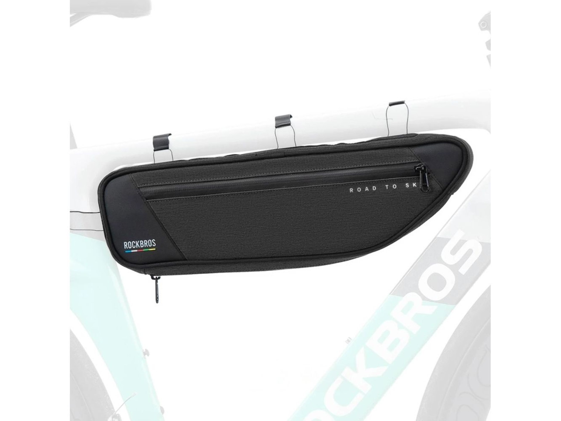 Bolsa para cuadro Rockbros TL003 ROAD TO SKY 2L Impermeable - Negra