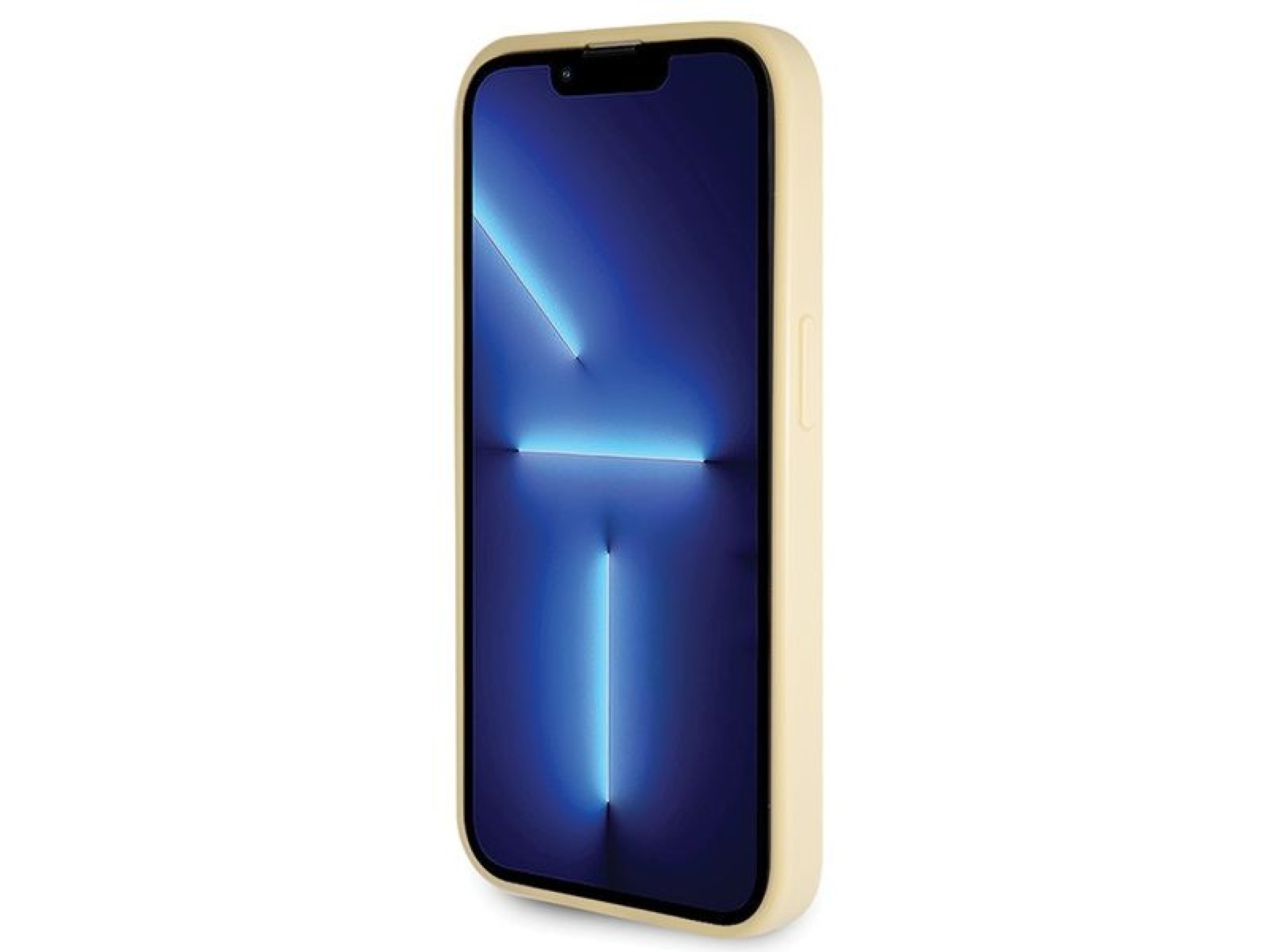 Guess GUHCP14LHG4SGD case for iPhone 14 Pro - gold Glitter Script Big 4G