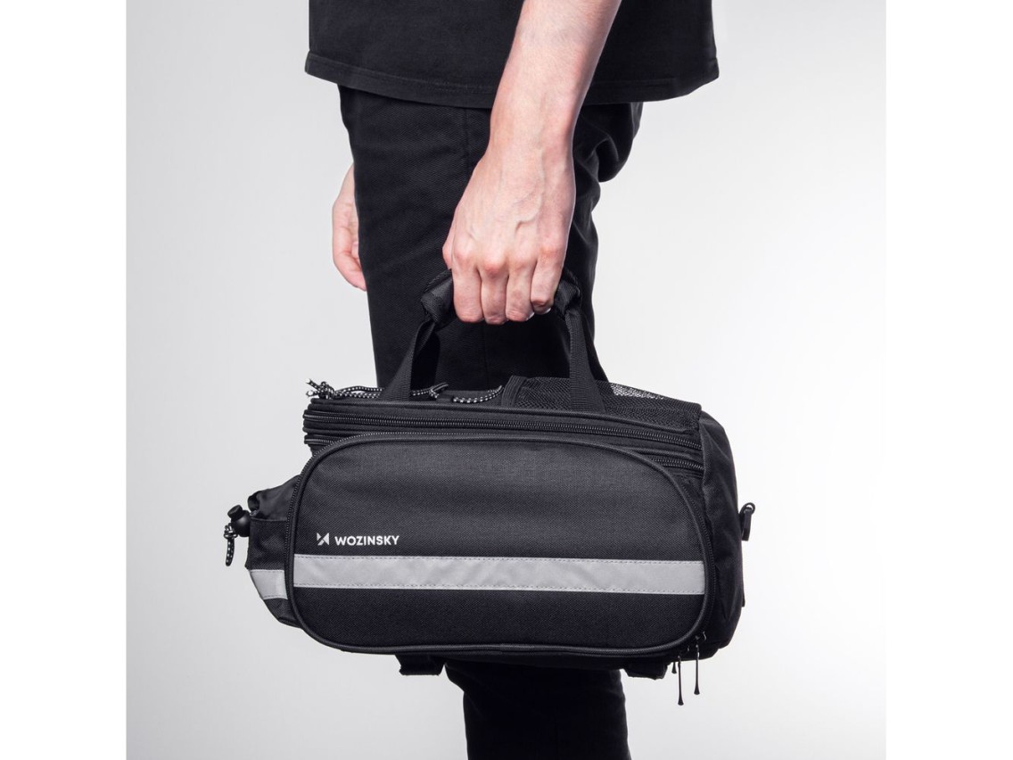 Bolsa para bicicleta Wozinsky WBB36BK de 27 litros - Negra