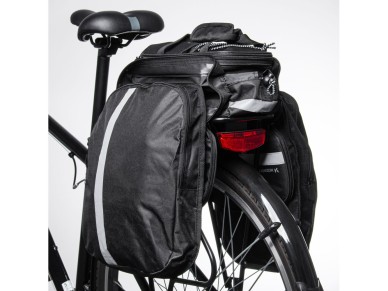 Bolsa para bicicleta Wozinsky WBB36BK 27L - Preta Bolsa para bicicleta Wozinsky WBB36BK 27L - Preta