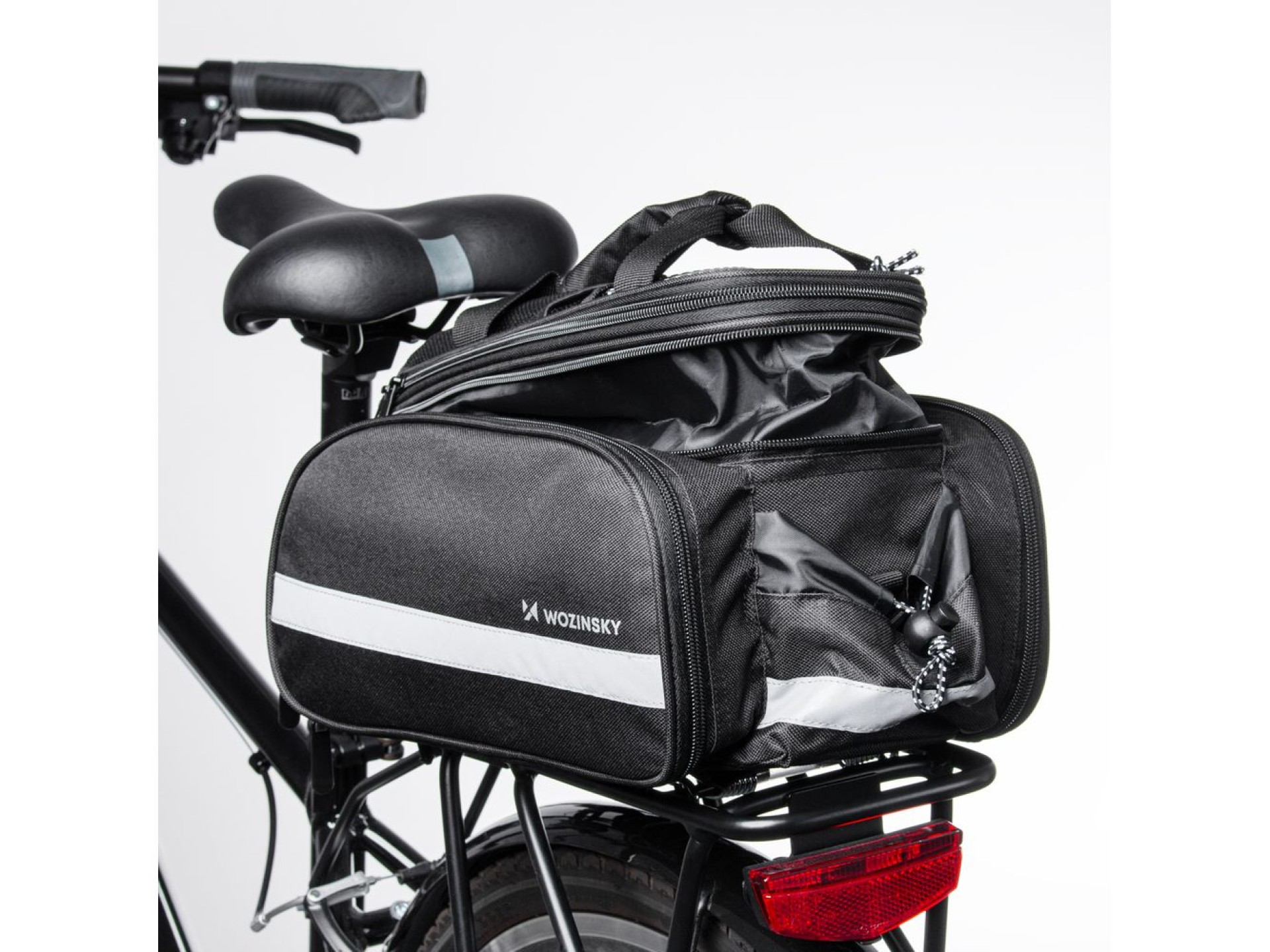 Bolsa para bicicleta Wozinsky WBB36BK 27L - Preta
