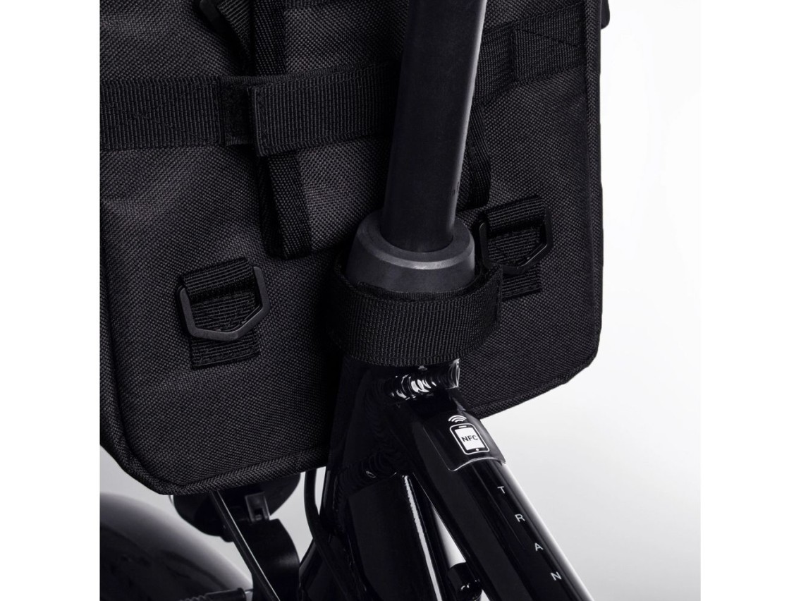 Bolsa esportiva para guidão de patinete Wozinsky WSB6GR com alça de ombro, 5L - Cinza